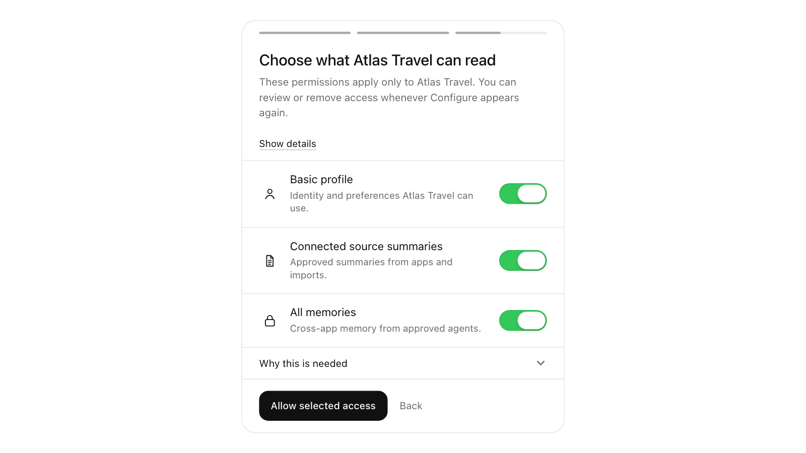 Configure permissions being disabled